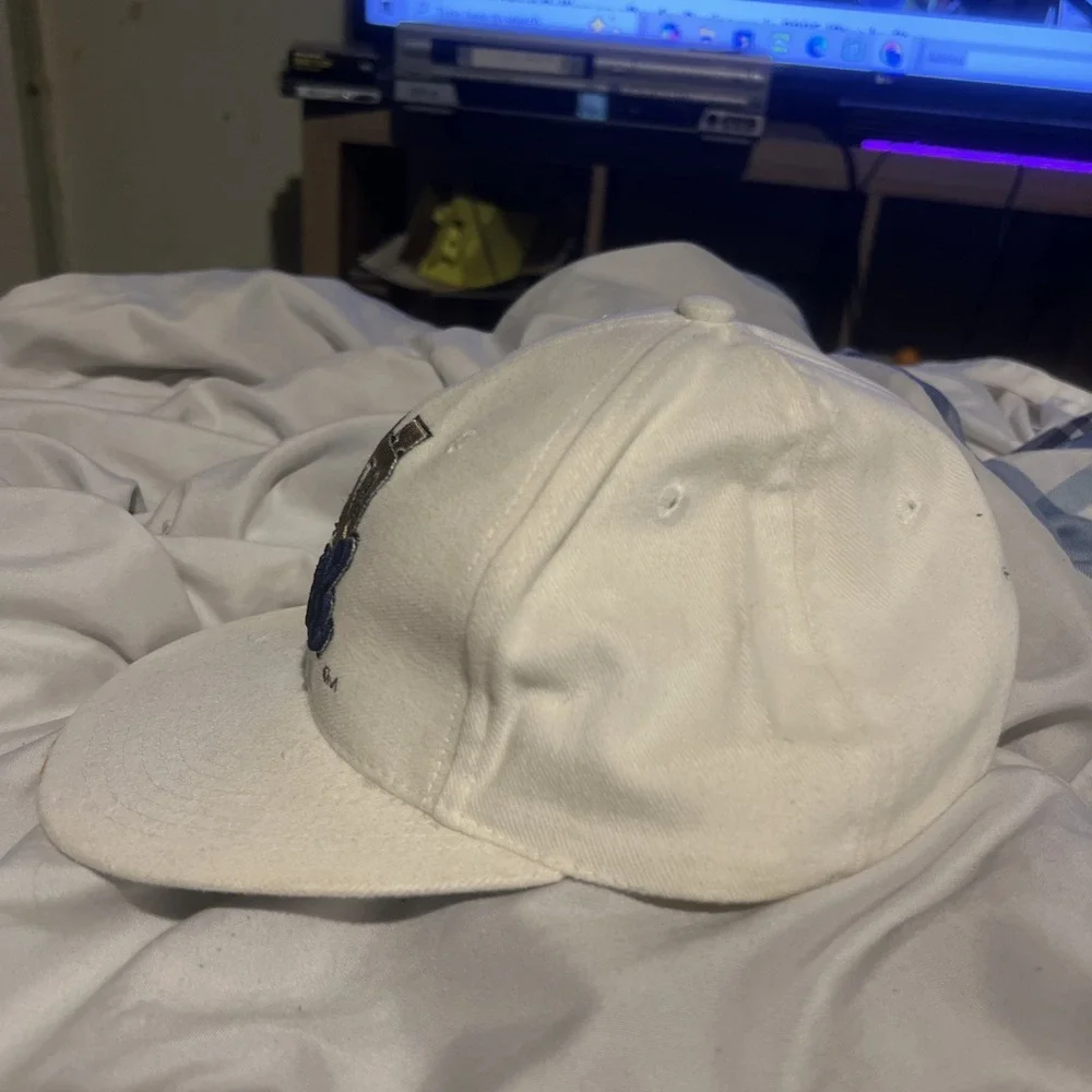 Vintage 90s Spell Out University of Notre Dame Volleyball‎ Snapback Hat Cap USA
